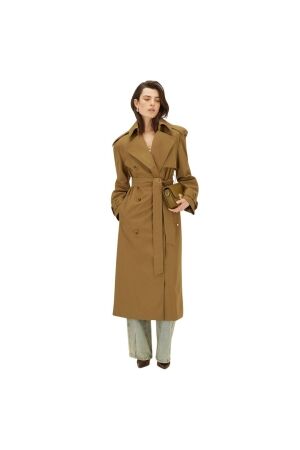Josh V ROCCO oversized trench coat 608 mid brown