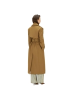 Josh V ROCCO oversized trench coat 608 mid brown