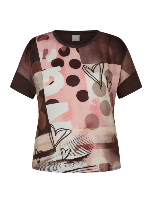 Rabe T-SHIRT 7694 Mokka