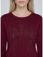 Rabe T-SHIRT 7264 Merlot