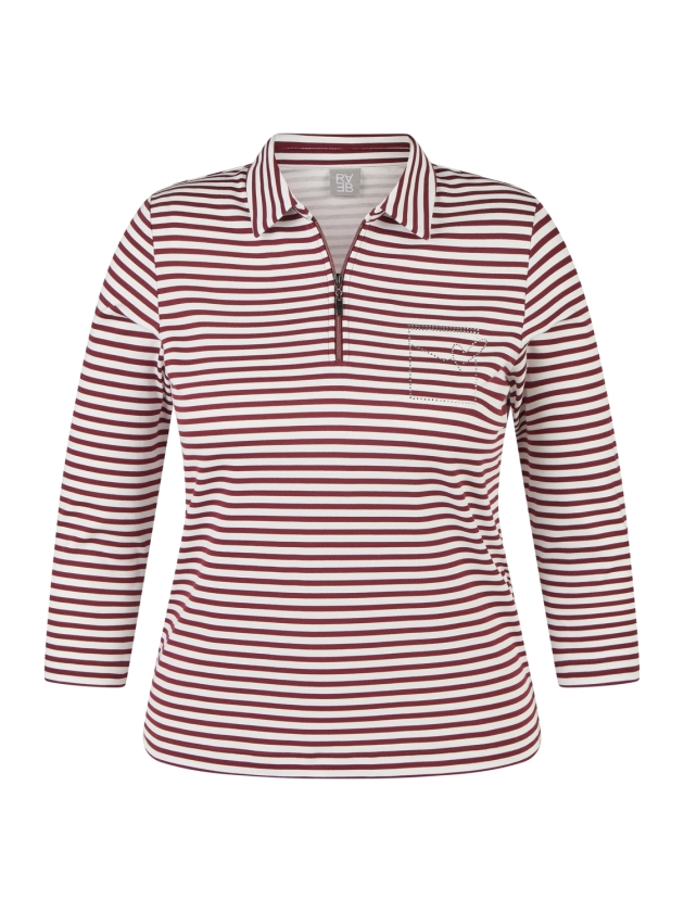 Rabe T-SHIRT 7264 Merlot