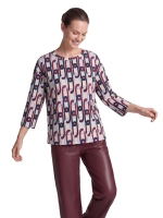 Rabe T-SHIRT 7264 Merlot