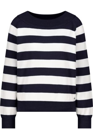 Monari Pullover 756 Marine ringel