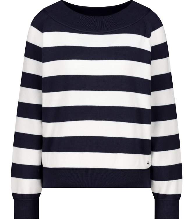 Monari Pullover 756 Marine ringel