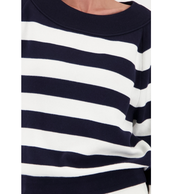 Monari Pullover 756 Marine ringel