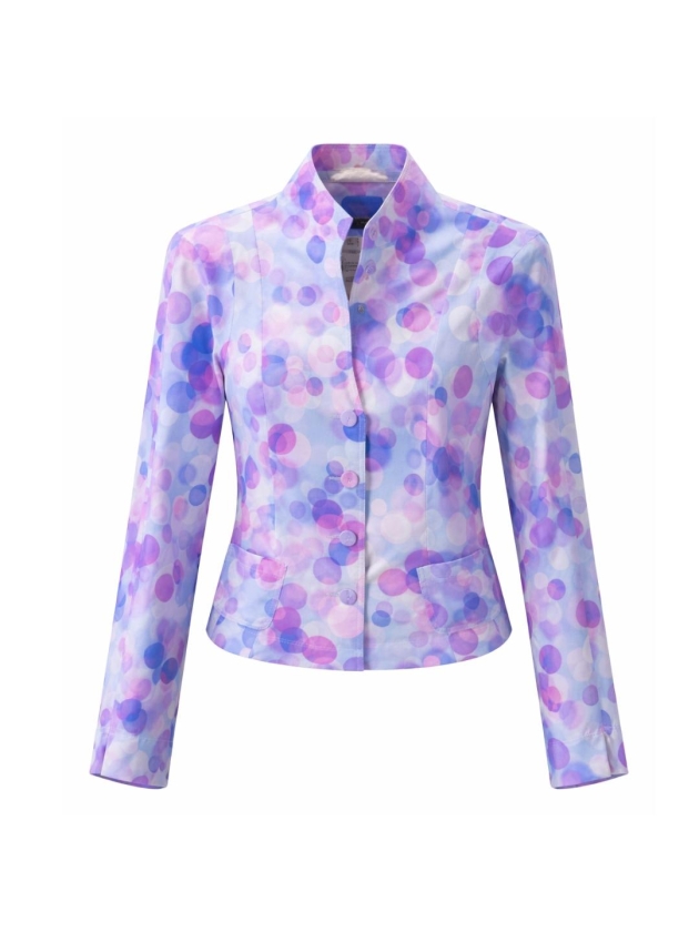 Moq Blazer 205 Multi-l.blauw
