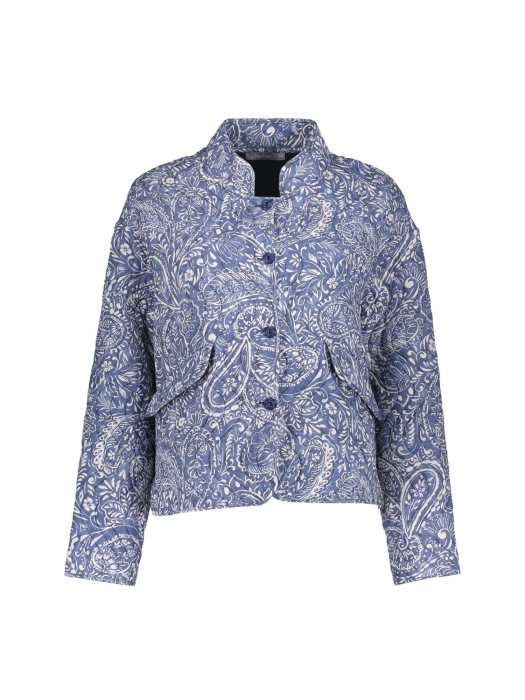 Geisha Jacket stepped printed 625 Blue