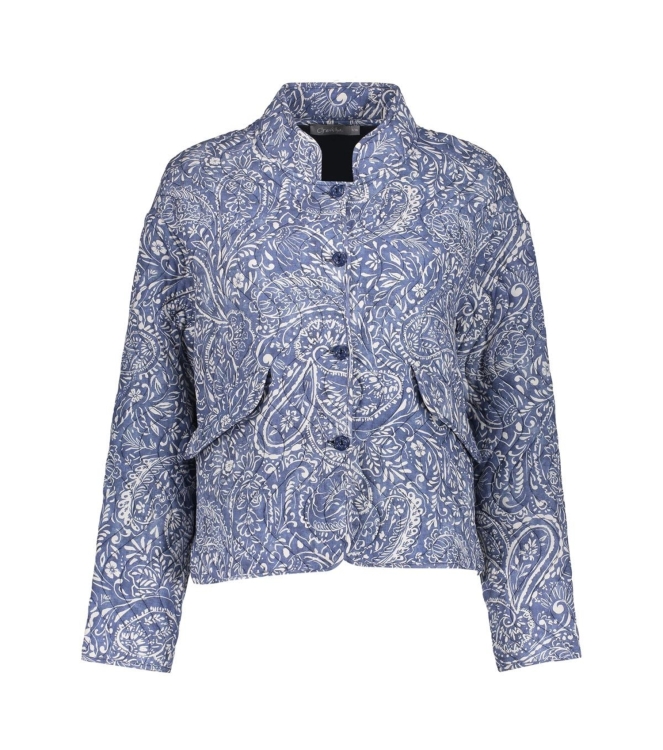 Geisha Jacket stepped printed 625 Blue
