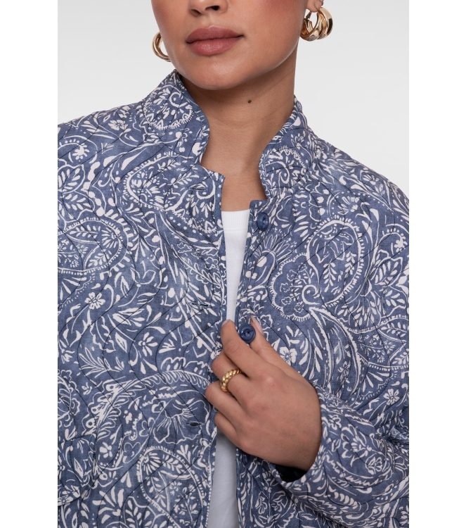 Geisha Jacket stepped printed 625 Blue