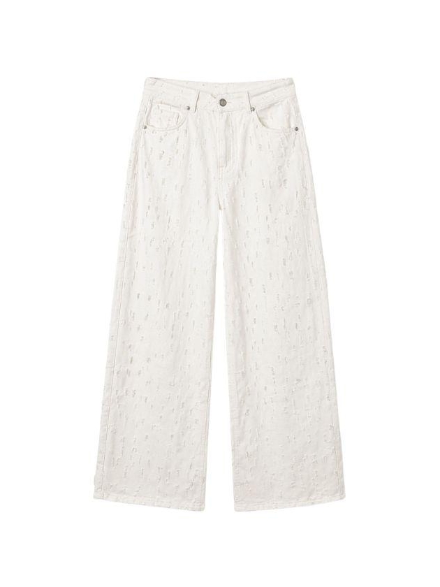 Moscow 104-02-Distress 310-1Offwhite solid
