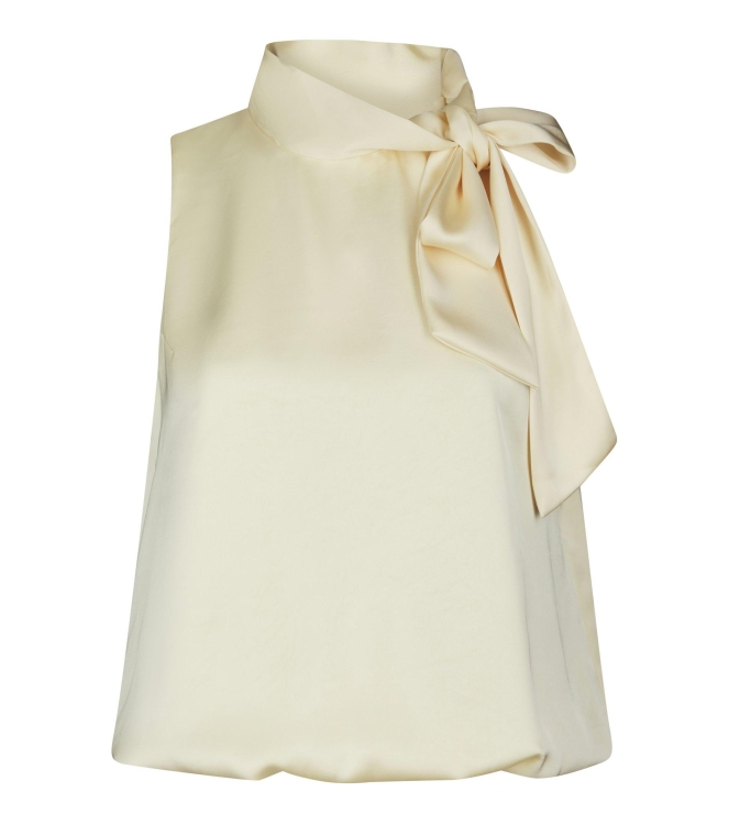 Neo Noir Veda Heavy Sateen Top Light Yellow