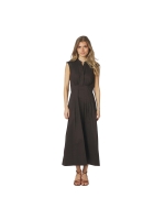 Neo Noir Irena Poplin Dress Chocolate Brown