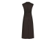 Neo Noir Irena Poplin Dress Chocolate Brown