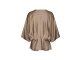 Neo Noir Rivina Heavy Sateen Blouse Dark Taupe