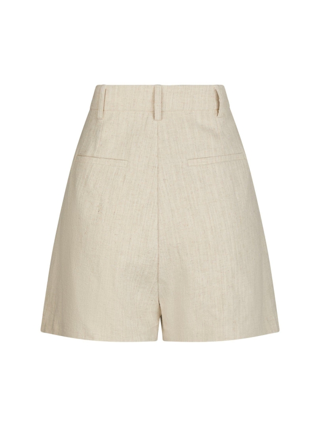 Neo Noir Sega Ramie Shorts Natural
