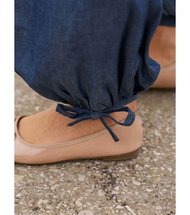 Neo Noir Roxane Balloon Denim Pants Blue