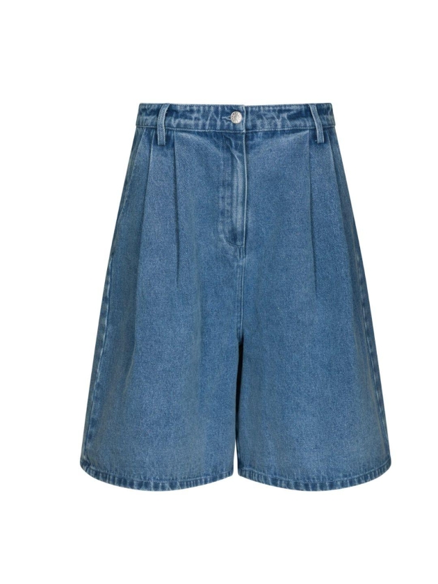 Neo Noir Rosel Denim Shorts Blue