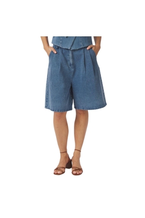 Neo Noir Rosel Denim Shorts Blue