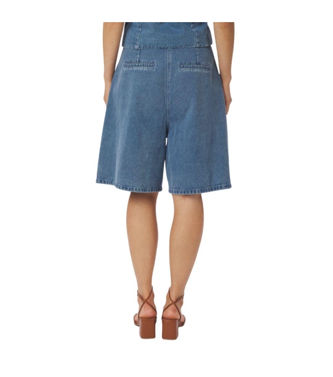 Neo Noir Rosel Denim Shorts Blue