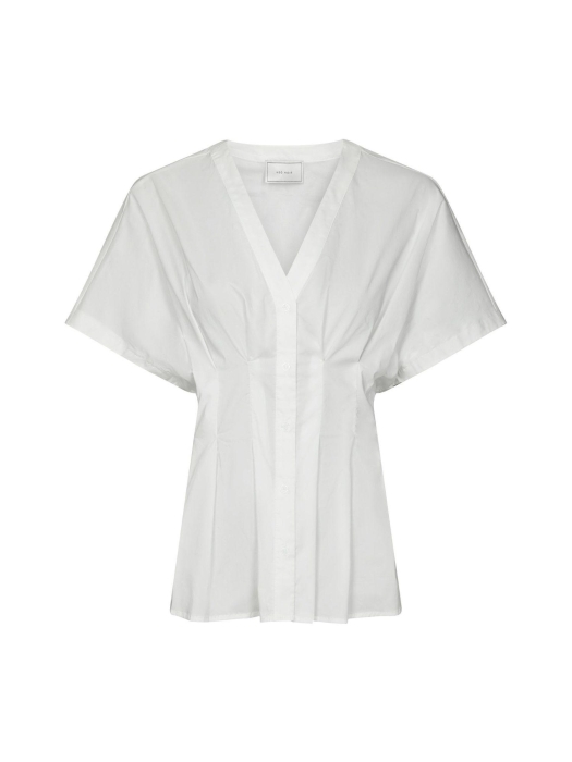 Neo Noir Adamma Poplin Blouse White