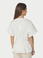 Neo Noir Adamma Poplin Blouse White