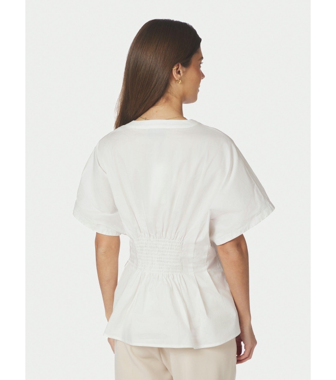 Neo Noir Adamma Poplin Blouse White