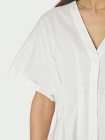 Neo Noir Adamma Poplin Blouse White