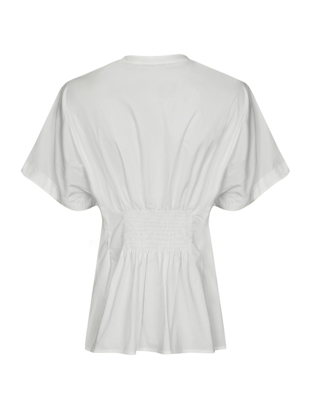 Neo Noir Adamma Poplin Blouse White