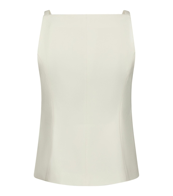Neo Noir Kylie Structure waistcoat Off White