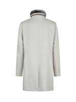 Lebek Jacke(Wolle)mit Pelz 920 Grey
