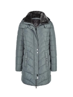 Lebek Jacke mit Webpelz 658 Misty sage