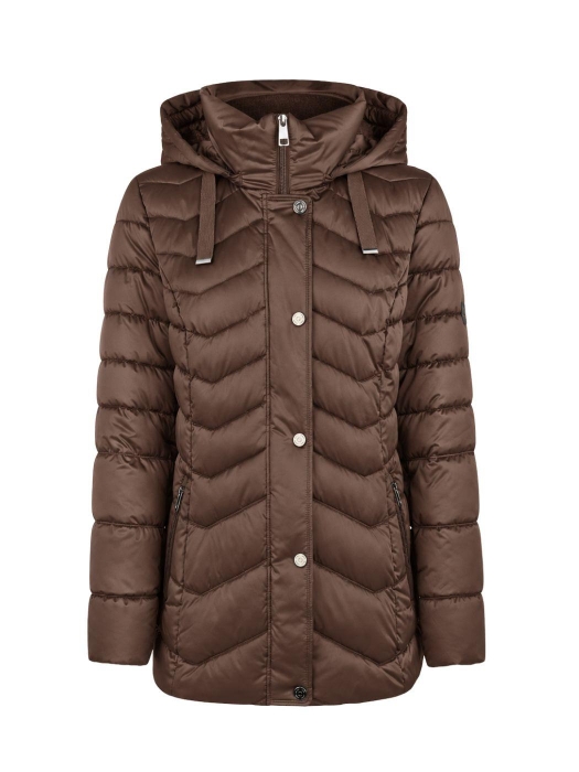 Lebek Jacke m. Kapuze 343 Nougat