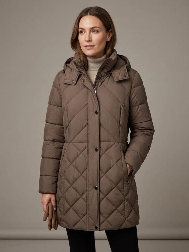 Lebek Jacke m. Kapuze 343 Nougat