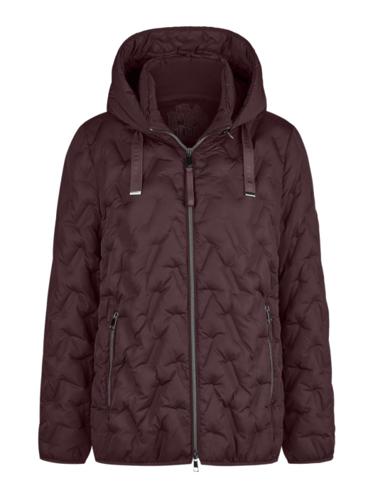 Lebek Jacke Stepp mit Kapuze 596 Burgundy