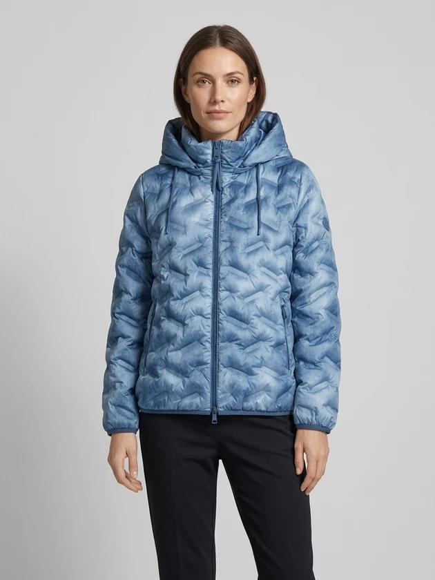 Lebek Jacke Stepp mit Kapuze 840 Denim blue