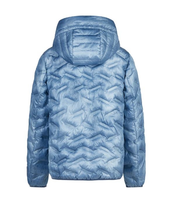 Lebek Jacke Stepp mit Kapuze 840 Denim blue