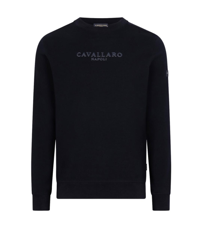 Cavallaro Murano R Neck Sweat 699 Dark blue