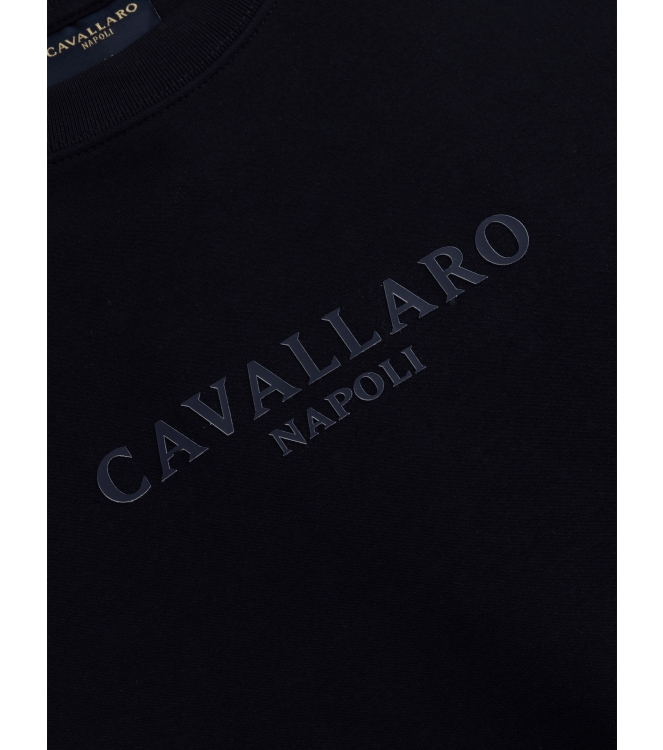 Cavallaro Murano R Neck Sweat 699 Dark blue