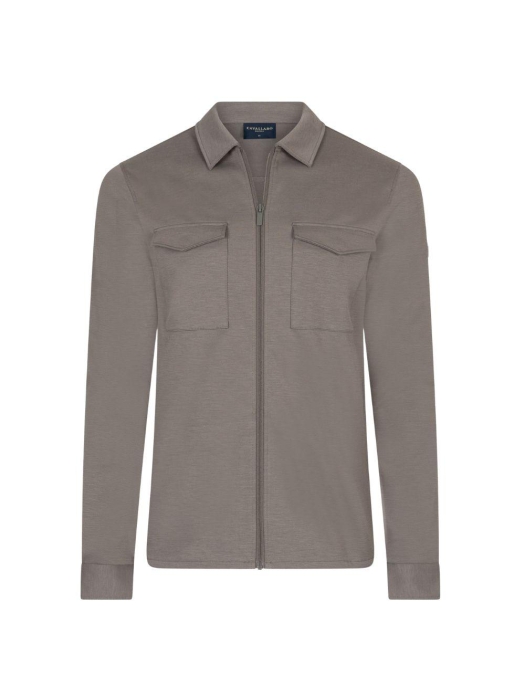 Cavallaro Zaverio Overshirt 840006 Taupe melange