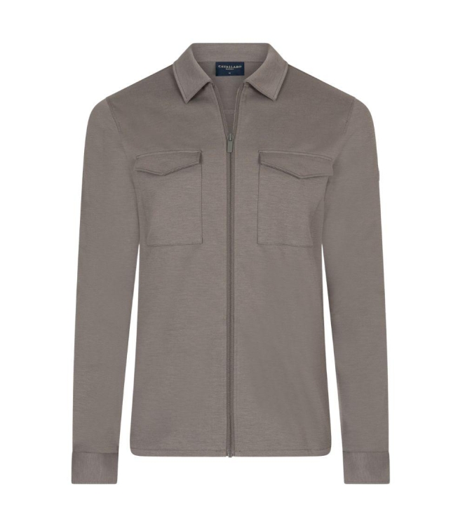 Cavallaro Zaverio Overshirt 840006 Taupe melange