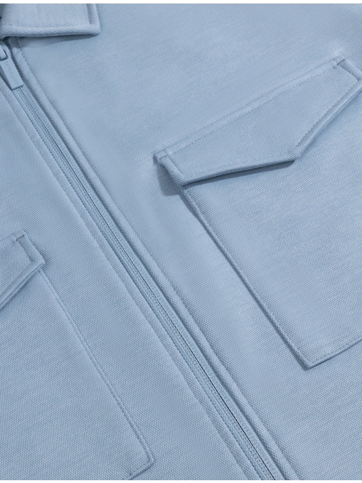 Cavallaro Zaverio Overshirt 600006 Light blue melange
