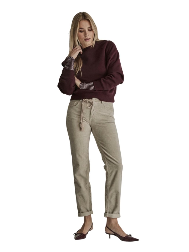 Parami Bobby - Vintage Corduroy - 001 - Bl 009 Ivory grey