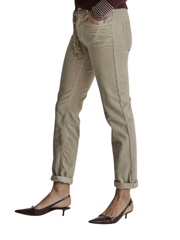 Parami Bobby - Vintage Corduroy - 001 - Bl 009 Ivory grey