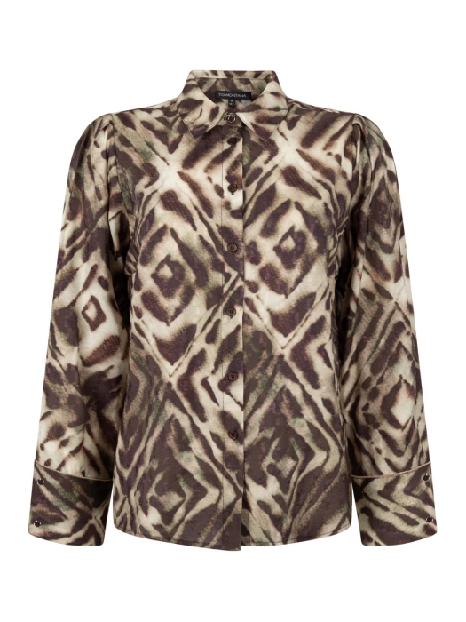 Tramontana Blouse Fading Diamonds 009992 Print browns