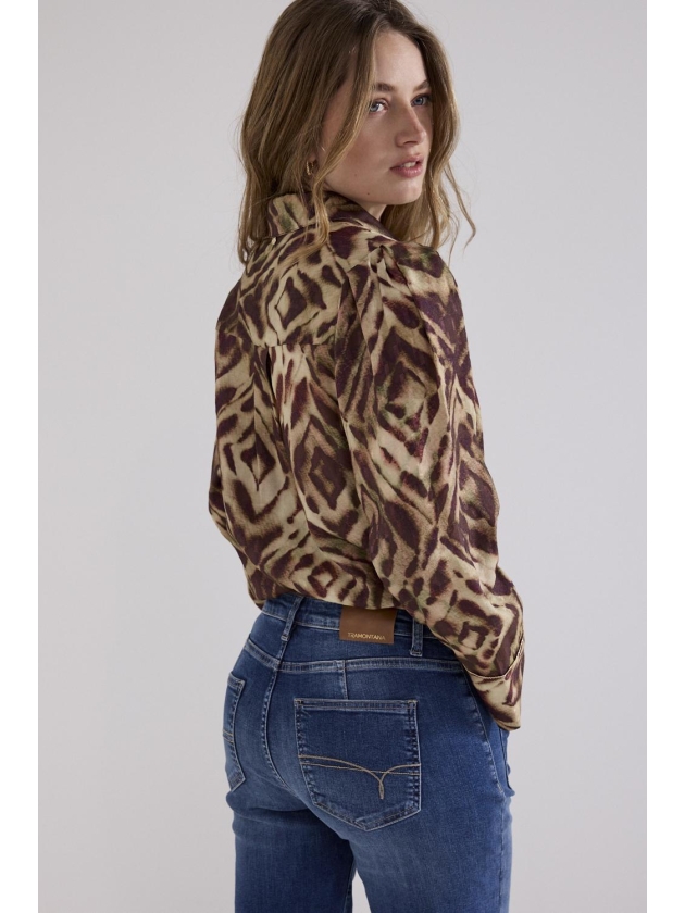 Tramontana Blouse Fading Diamonds 009992 Print browns