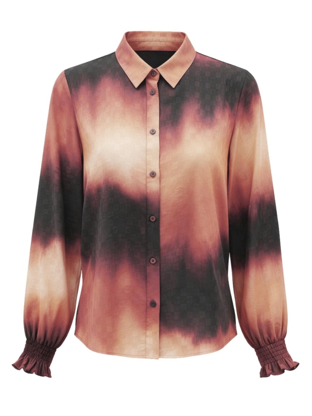Tramontana Blouse Autumn Tie Dye 100005 Pomegrante