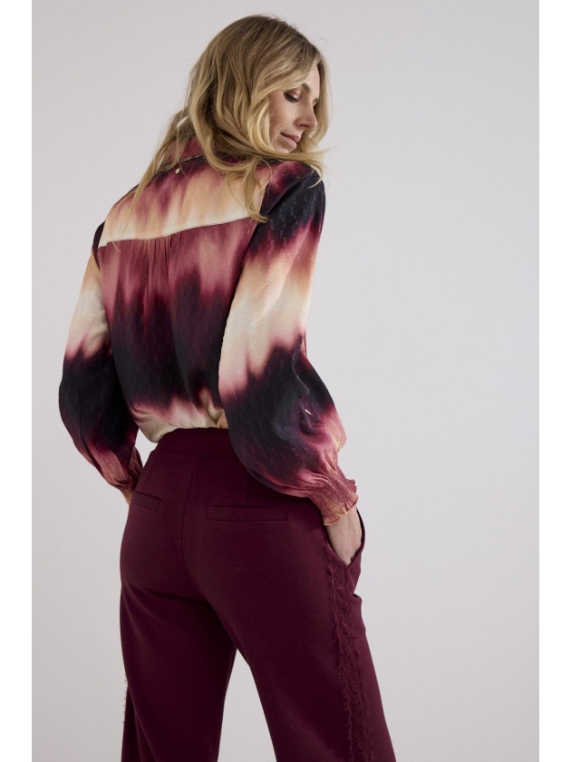 Tramontana Blouse Autumn Tie Dye 100005 Pomegrante