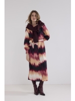 Tramontana Dress Autumn Tie Dye 100005 print pomegranate