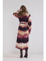 Tramontana Dress Autumn Tie Dye 100005 print pomegranate