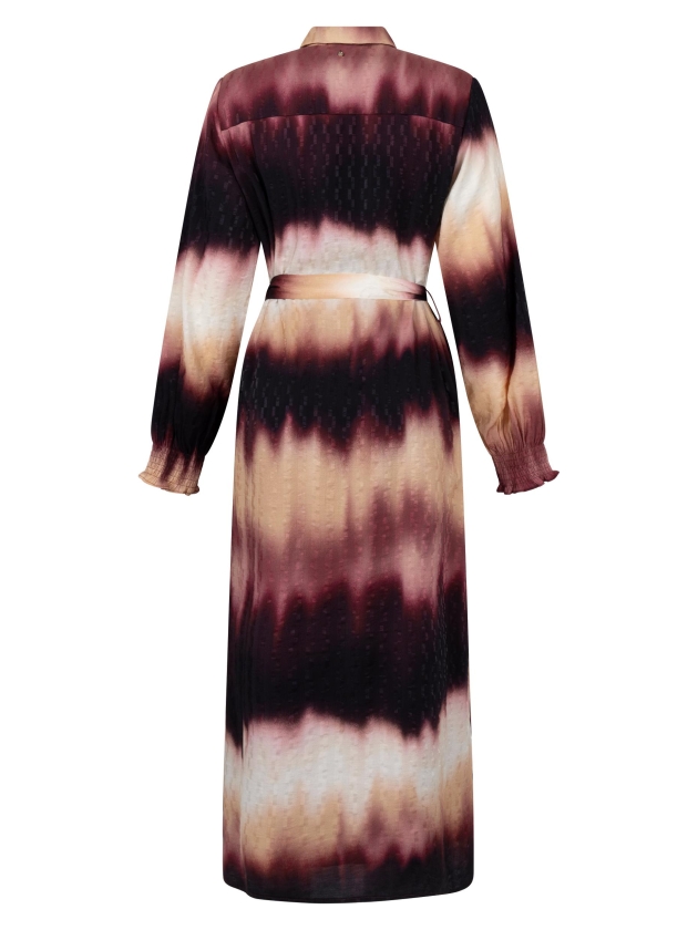 Tramontana Dress Autumn Tie Dye 100005 print pomegranate